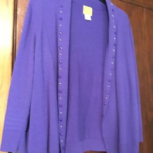 Purple Cardigan